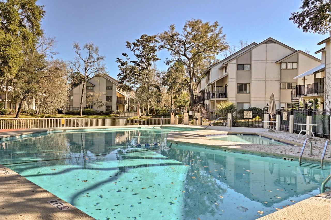 Updated Hilton Head Condo Balcony, Walk To Beach Хилтон-Хед-Айленд Экстерьер фото