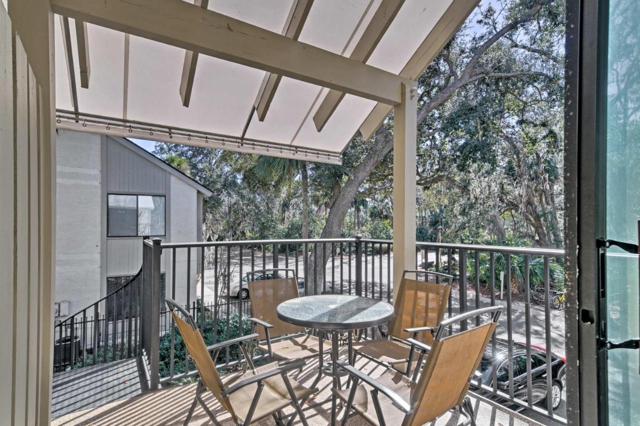Updated Hilton Head Condo Balcony, Walk To Beach Хилтон-Хед-Айленд Экстерьер фото